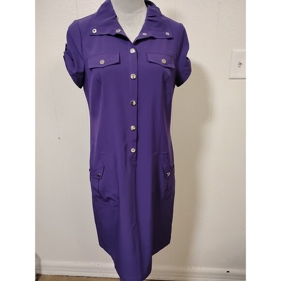 Chico’s Zenergy Women’s Dress Purple Size .05. Small Size 6 - Picture 1 of 8